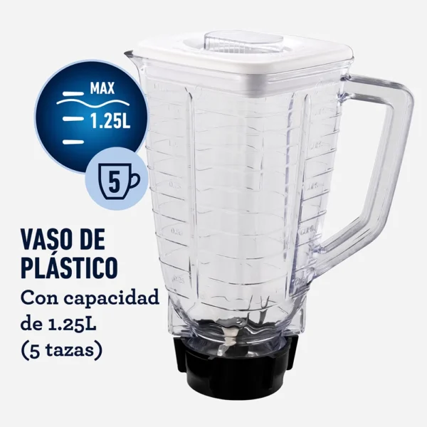 Licuadora Oster de 2 velocidades vaso plástico - Imagen 4