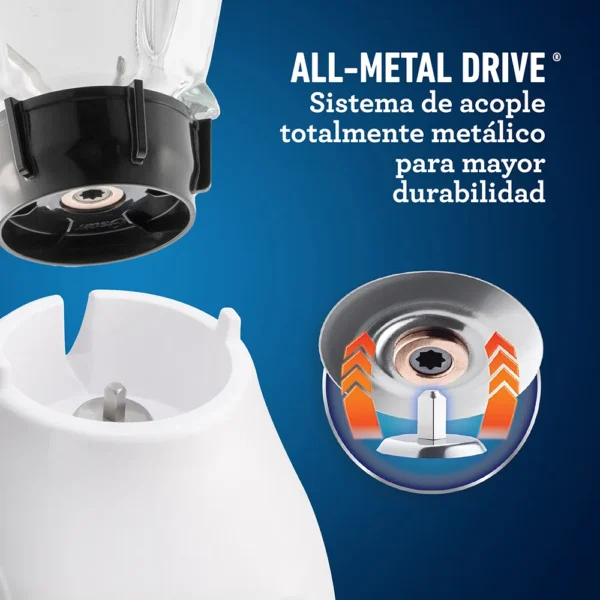 Licuadora oster de dos velocidades vaso vidrio - Imagen 4