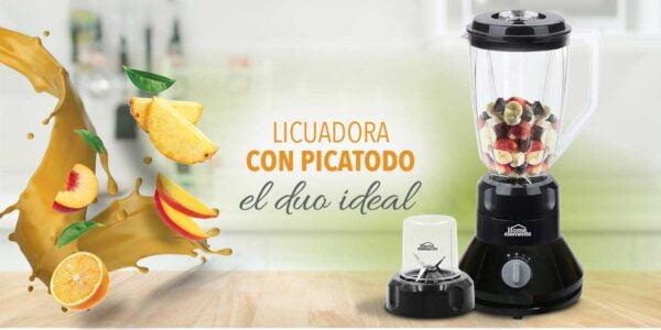 Licuadora 2 velocidades + pulso y picatodo Home Elements - Imagen 2