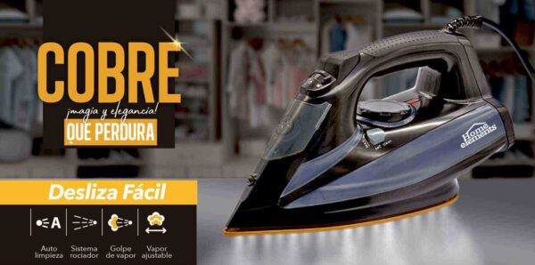 Plancha a Vapor Suela Cerámica – Cobre - Imagen 6