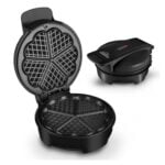 Wafflera Negra 20 Cm Antiadherente Home Elements