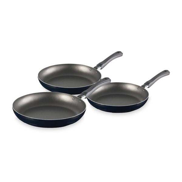 Set de 3 Sarténes IMUSA Basic 18, 20 y 24cm Negro